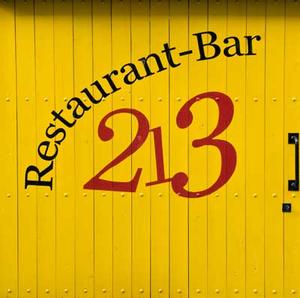 Restaurant‐Bar 213